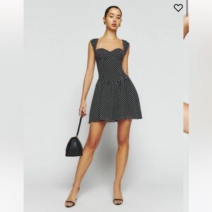 Reformation Taiga polka dot dress